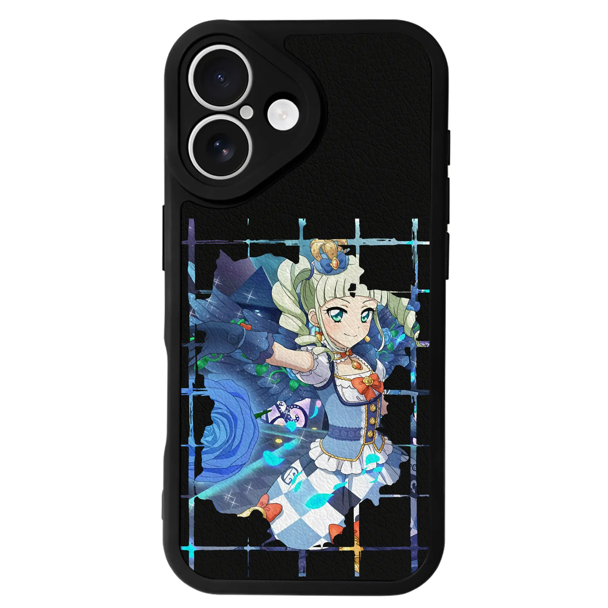 アイカツ グッズ 藤堂 ユリカ - IPhone 16シリーズ対応 ・ シリコンスマホケース ・ レザー調 ・ 高精度フィット ・ 耐衝撃 ・ ワイヤレス充電対応 ・ 精密カット